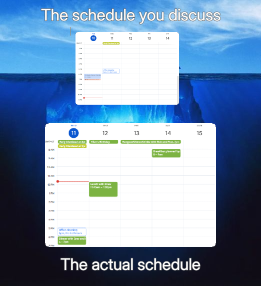 No One Checks the Family Calendar Because It Is Out of Date